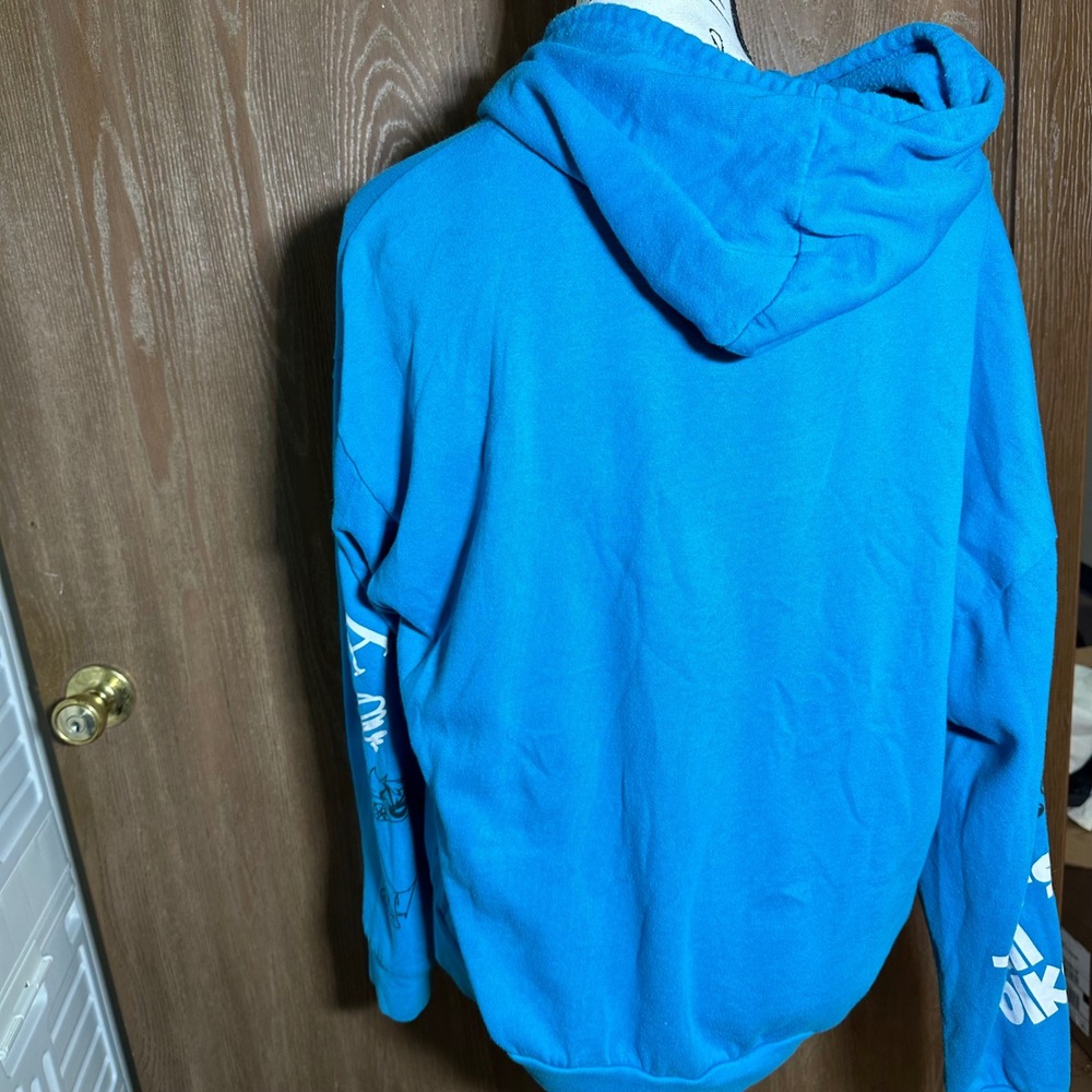 Looney‎ Tunes Hoodie Bugs Bunny Daffy Duck Graphic Pullover Sweatshirt L - Picture 6 of 7